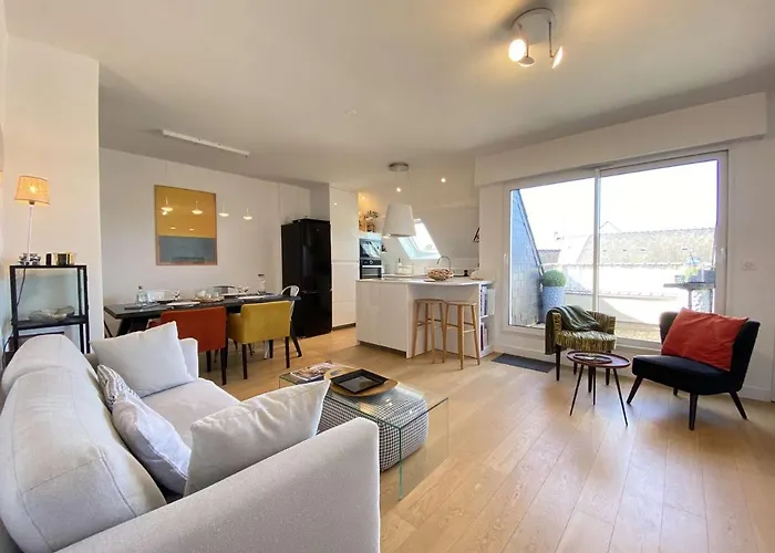 Apartment Moderne 3 Avec Terrasse Et Parking Au Centre De La Baule, Proche - Fr-1-245-147